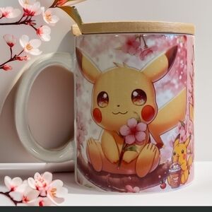 Pikachu Cherry Blossom Mug